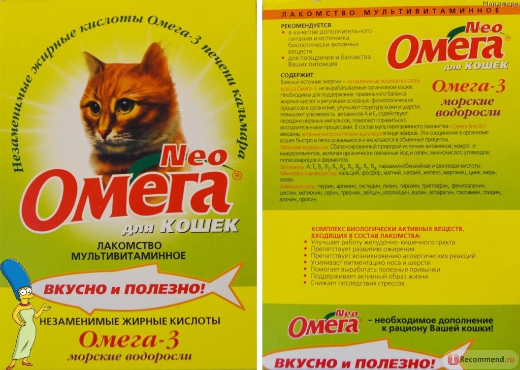 Витамины для котов - препараты для котов и кошек